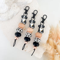 Scout the Border Collie Keychain