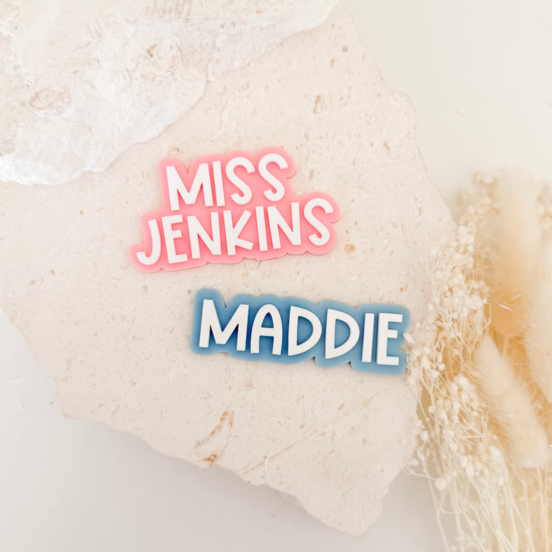 Bubble Acrylic Name Badge