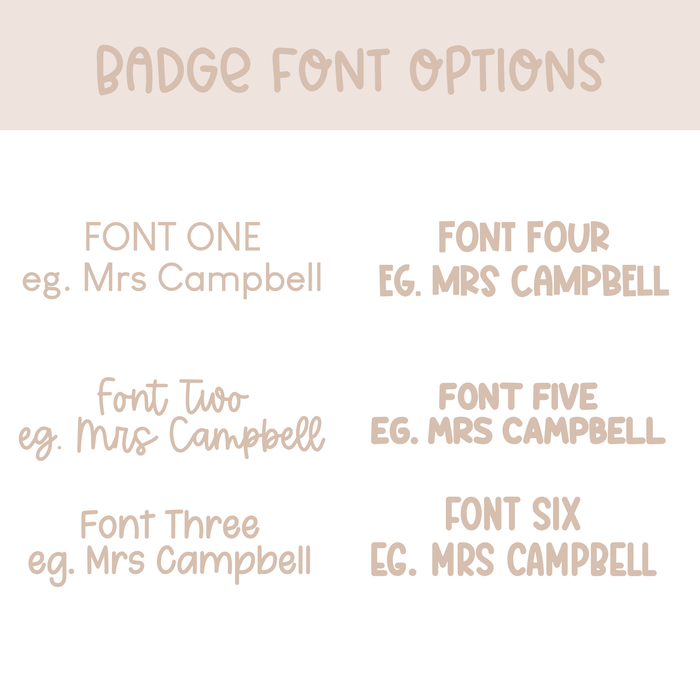 Emoji Name Badge