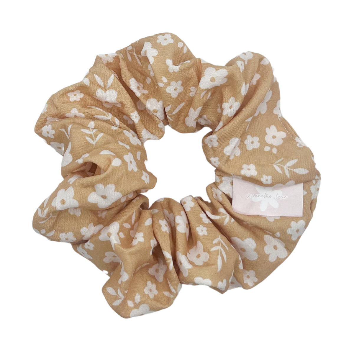 Mustard Blossom Scrunchie