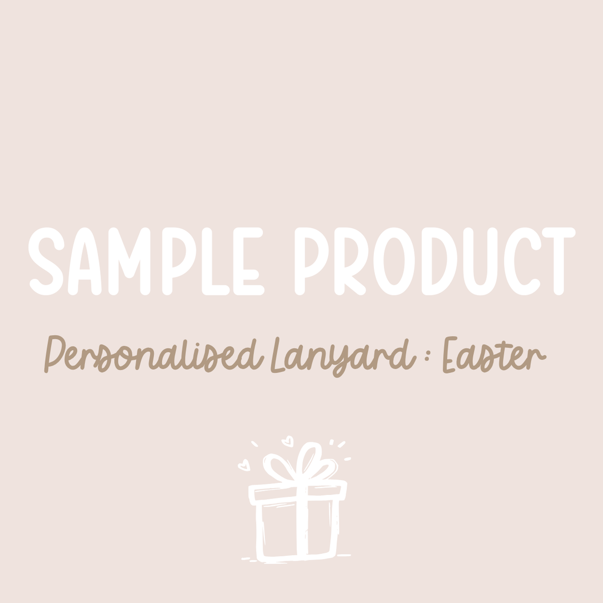 Sample Product : Personalised Lanyard