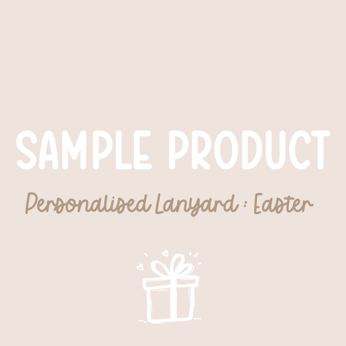 Sample Product : Personalised Lanyard