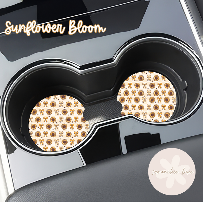Car Coasters - Sunflower Bloom (2pk)