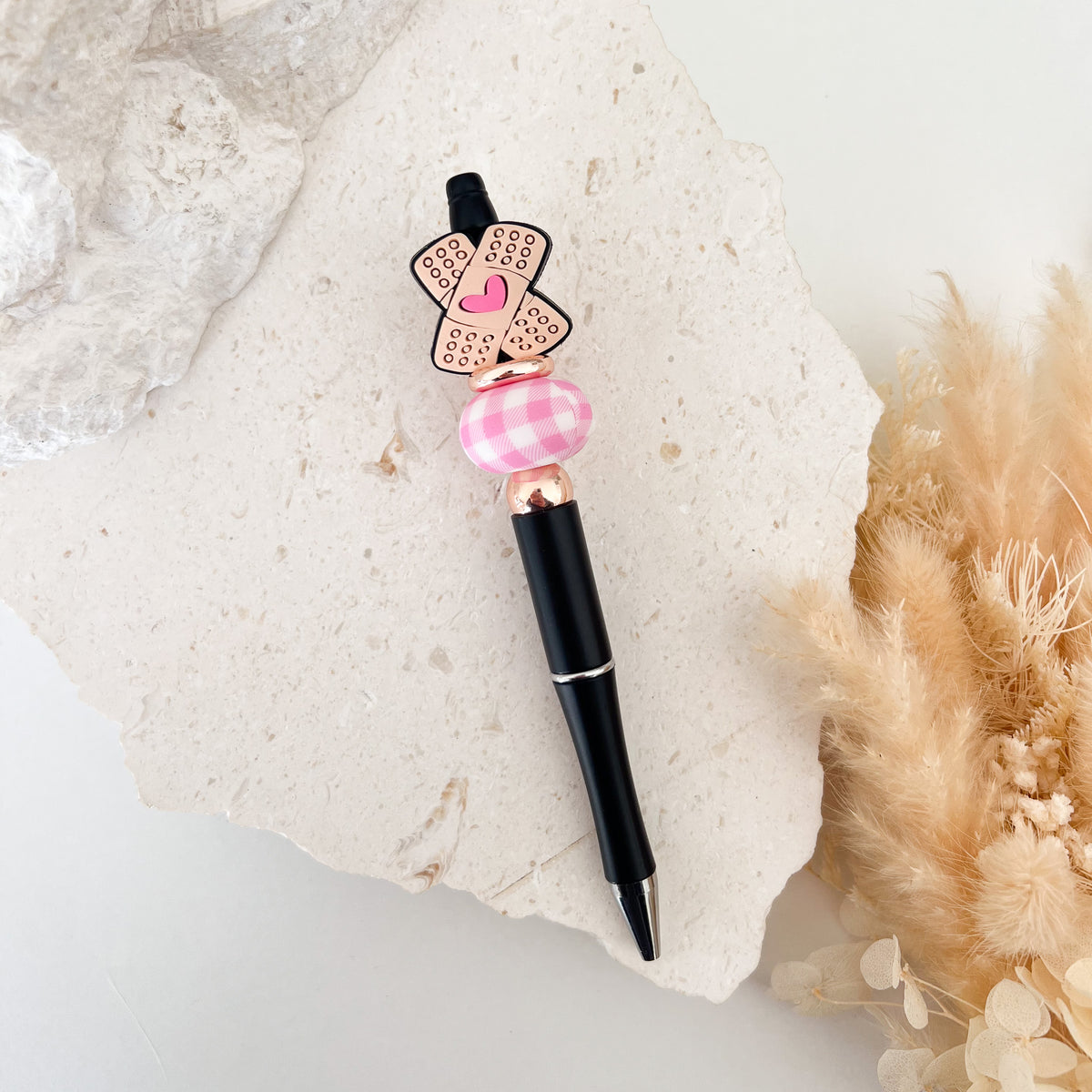 Beaded Pen - Bandaid