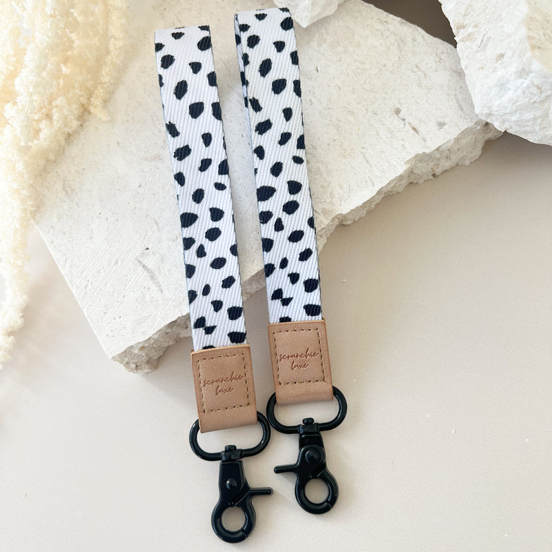 Dalmatian Print Wristlet