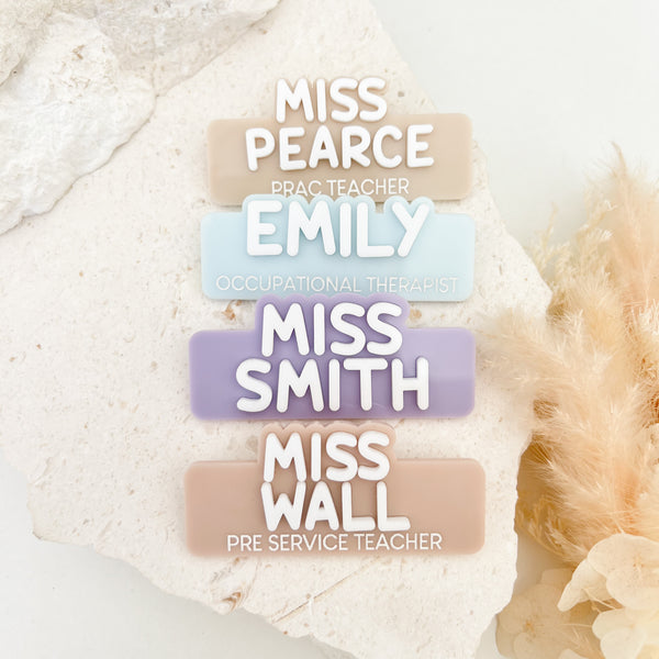 3D Acrylic Name Badge