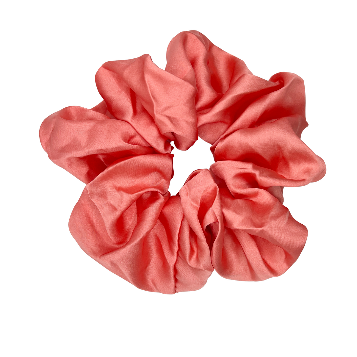 Jumbo Scrunchie - Satin Peach